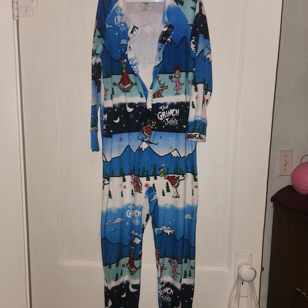 The Grinch Kids Pajama Set - Blue